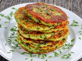 Galettes de courgettes, sans gluten : La recette saine, simple et savoureuse