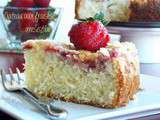 Gateau aux fraises {coffee cake}