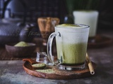 Latte Matcha : Thé vert japonais glacé