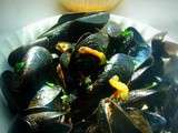 Moules sauce piquante