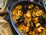 Paella aux fruits de mer