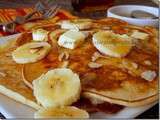 Pancakes aux bananes facile (crêpes americaines)