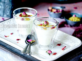 Panna cotta pistache et fleur d’oranger