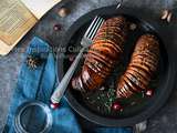 Patate douce façon hasselback