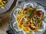 Pâtes au pesto de basilic et aux légumes