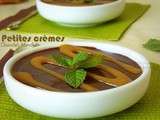 Petites crèmes au chocolat - menthe