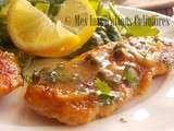 Poulet piccata / escalope sauce au citron