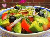 Salade de tomate, avocat / Salade ramadan 2013