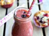 Smoothie aux myrtilles