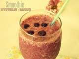 Smoothie banane & myrtilles, au sirop d'érable