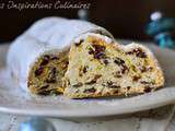 Stollen, brioche alsacienne de noël