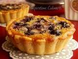 Tarte aux myrtilles (tartelettes aux blueberry)