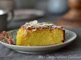 Torta caprese au citron et chocolat blanc