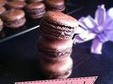 1er macarons chocolat/gingembre