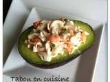 Avocat au surimi