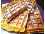 Gaufre moelleuse et croustillante