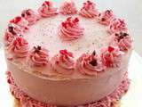 Layer cake framboise mascarpone chantilly