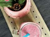 Milkshake aux fruits rouges