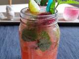 Mojito fraise (sans alcool)