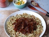 Mujaddara (riz libanais aux lentilles et oignons caramélisés)