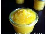 Orange curd, crème à l'orange