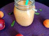 Smoothie abricot, pêche et mangue