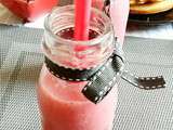 Smoothie framboise, fraise et orange