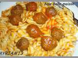 Bolo balls & fusilli