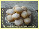 Petits fours au lemon curd