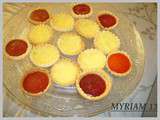 Tartelettes gelee de fraise & lemon curd