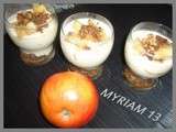 Tiramisu aux pommes caramelisees