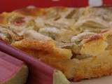 Clafoutis à la rhubarbe ... un vrai délice