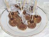 Cake pops croquantes à la pâte à tartiner - 1001 délices de Houria