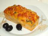 Cake tomates cerise, olives et cheddar - 1001 délices de Houria