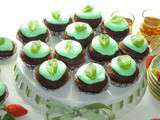 Cupcakes chocolat, menthe - 1001 délices de Houria