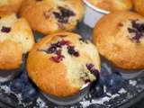 Muffins aux myrtilles