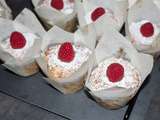 Muffins ultra moelleux au chocolat blanc et framboises