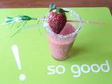 Smootie énergie : fraises-coco