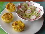 Tartelettes crevettes curry et courgettes