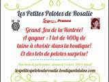 À gagner chez les petites pelotes de rosalie