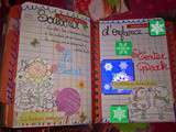 Challenge Artjournal et Gribouillages #n°109 et marguerite au crochet