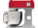 Notre avis sur le robot pâtissier Kenwood Kmix rouge et argent