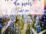 Découvertes du mois – Juillet 2017