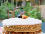 Piña Colada Layer Cake végane