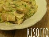 Risotto aux asperges et aux champignons