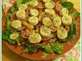 Salade verte & banane : oui c'est possible