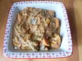 (sorte de) curry aux aubergines et patate douce (qui serait un peu cousin avec un maffé) (vegan)