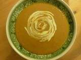 Soupe de courge butternut à la chataigne