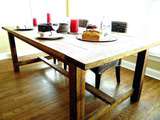 Round Farmhouse Dining Table