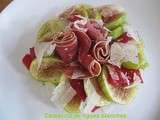 Carpaccio de figues blanches